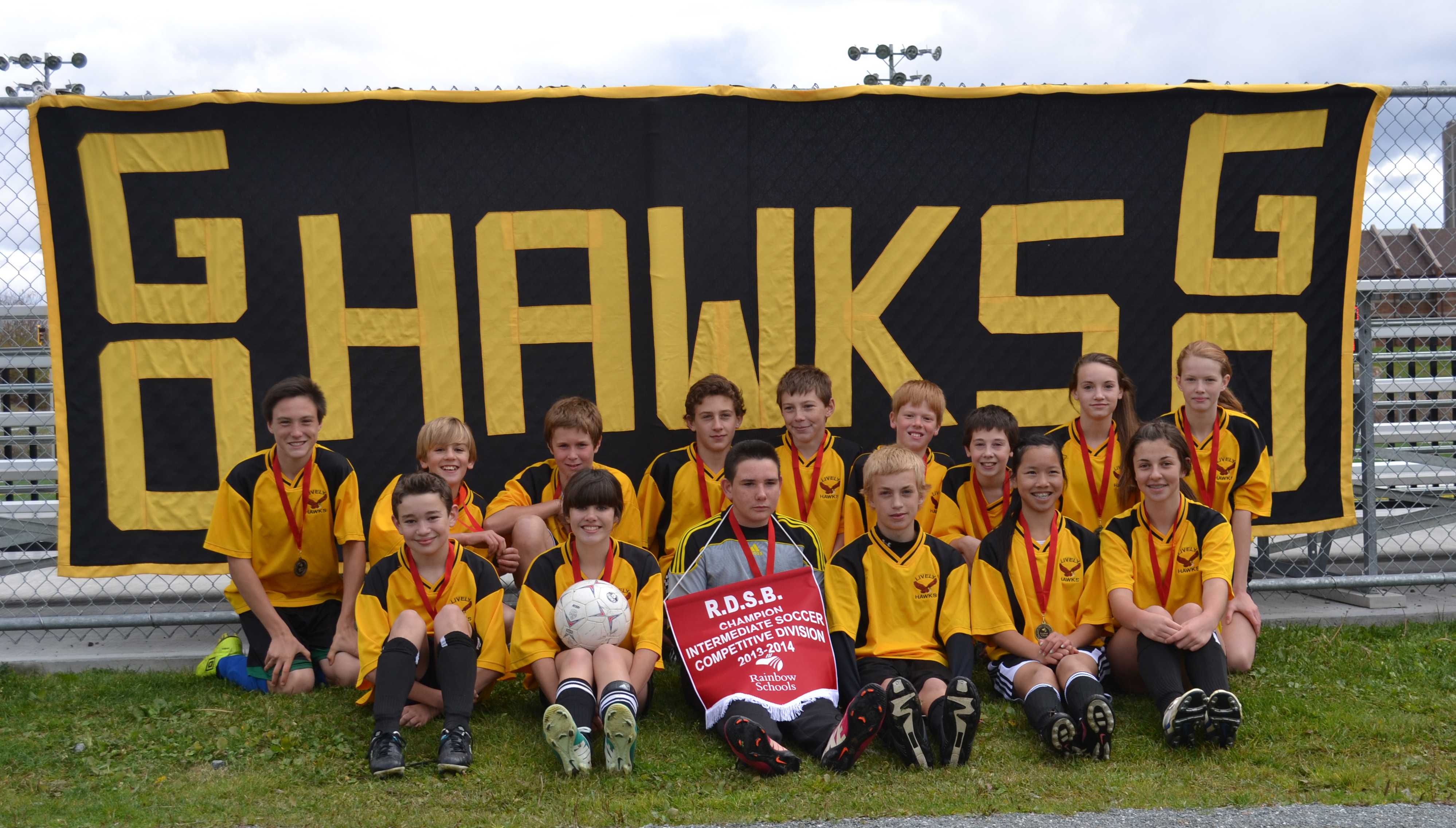 Go Hawks Go Lively Hawks Win Coed Soccer Tournament Rainbow District School Board 